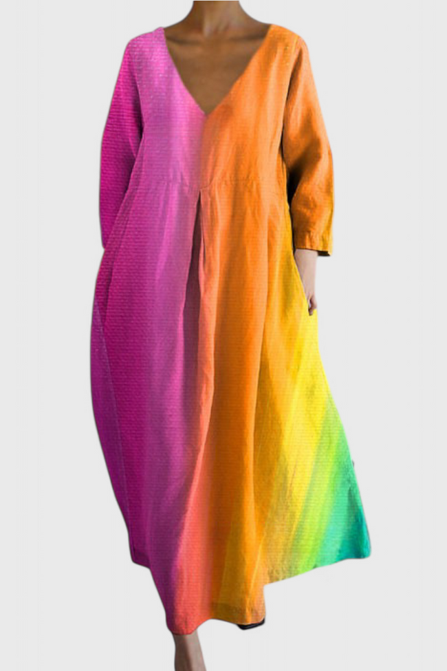 Vestido Fluido com Estampa feminino