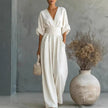 Bianca | Vestido Maxi Envolvente de Caimento Fluido