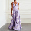 Íris – Vestido Maxi Floral Elegante