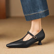 Tirea | Sapatos de salto em couro verdadeiro