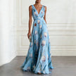 Íris – Vestido Maxi Floral Elegante