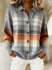 Marlene | Cardigan às riscas em tons quentes