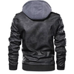 Jareth | Casaco Motard de Couro com Capuz