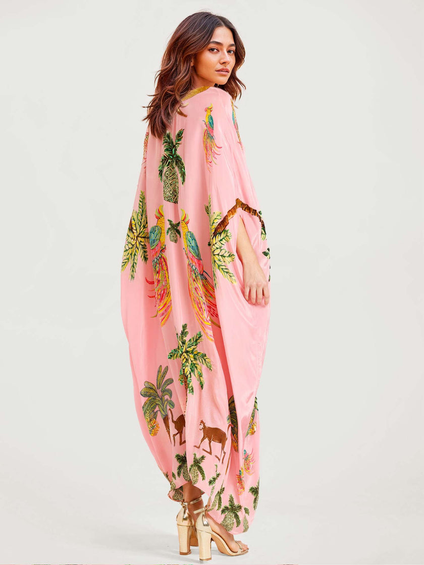 Vestido Longo Estampado feminino