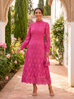 Constança | Vestido Midi Rendado para Cerimónia