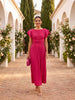 Beatriz | Vestido Midi Plissado para Ocasiões Especiais
