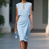 Vestido elegante ocasiões feminino