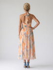 Vestido midi Elin halter suave