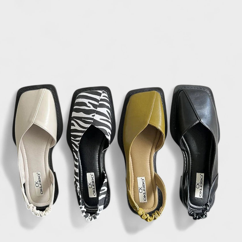 Ariadne – Sapatos slingback de linhas elegantes