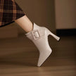 Penélope – Botins de salto alto com fivela