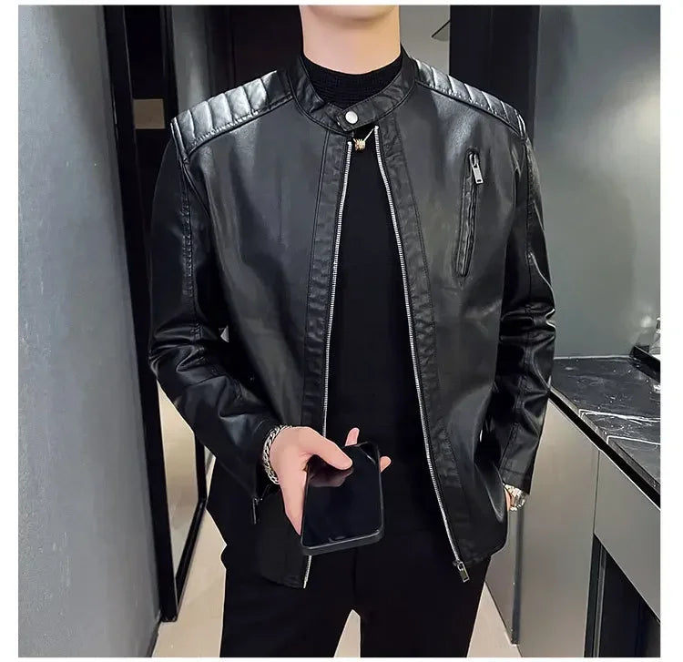 Jensen | Casaco de Couro Elegante
