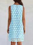 Vestido  Celina com renda floral e elegância fresca
