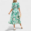 Vestido Midi Floral Elegante feminino