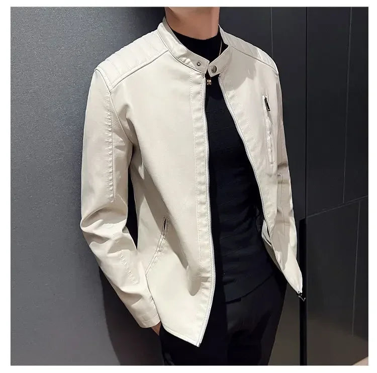 Jensen | Casaco de Couro Elegante