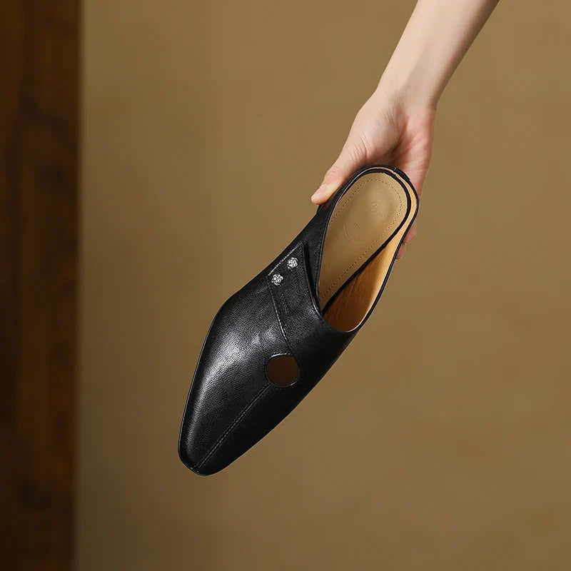 Olga | Mules em Couro Verdadeiro