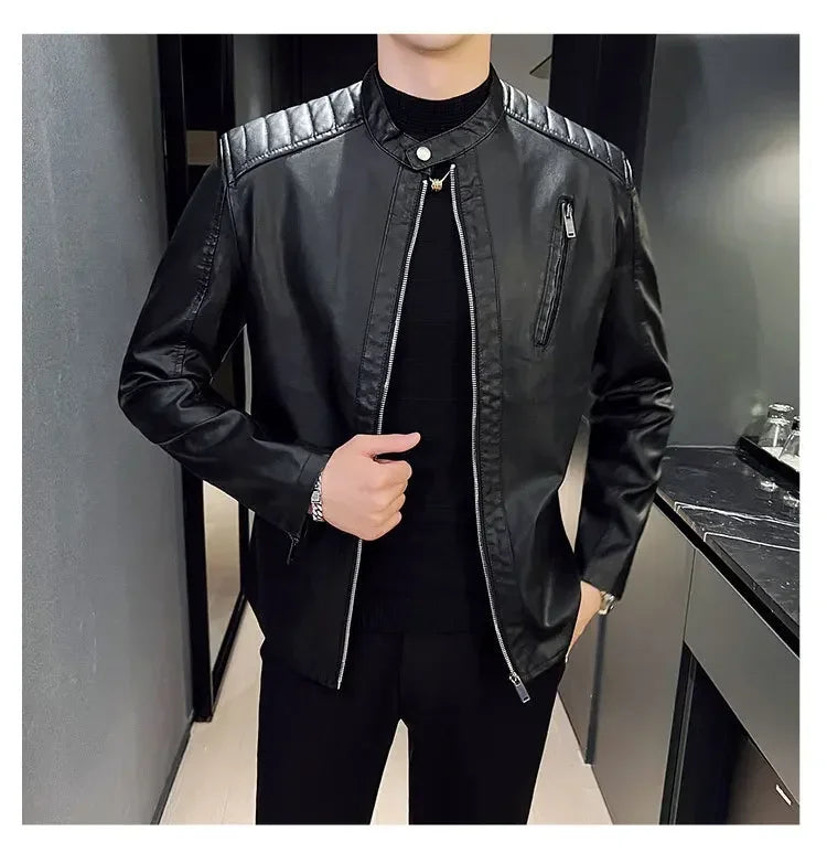 Jensen | Casaco de Couro Elegante