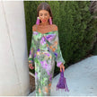 Vestido de verão luxuoso feminino