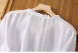 Blusa de Algodão e Linho feminino