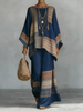 Amara — Conjunto Boho de Duas Peças com Padrão Étnico