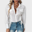 Blusa de manga comprida feminino