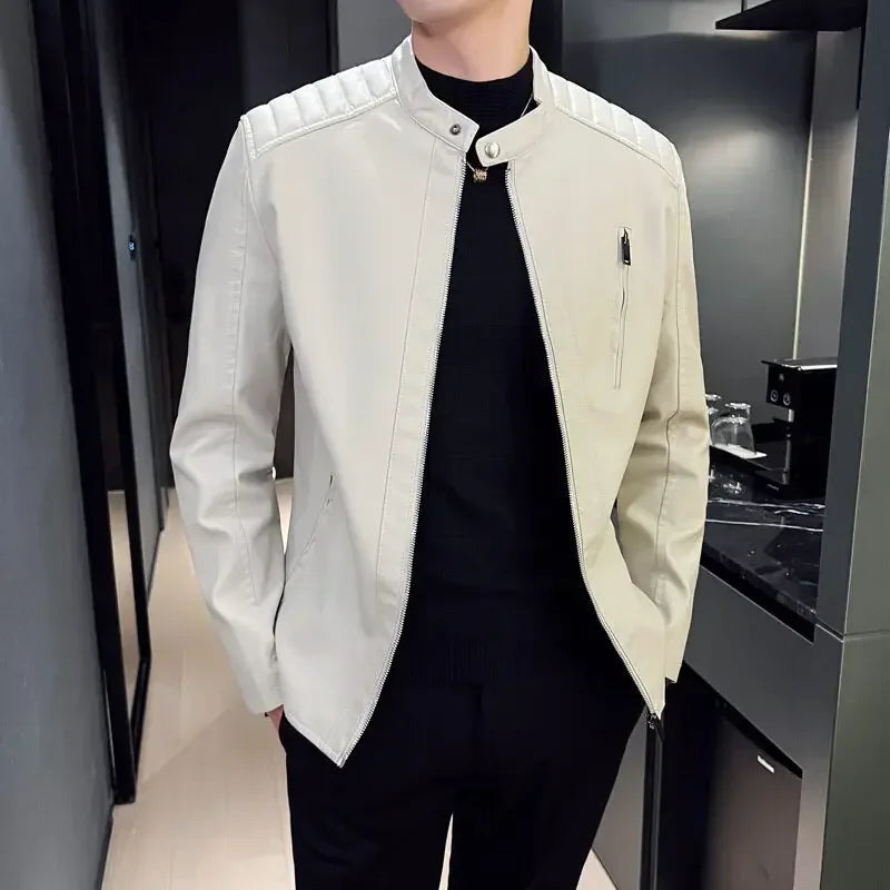 Jensen | Casaco de Couro Elegante