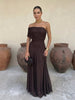 Inês | Vestido Maxi de Ombro Descoberto