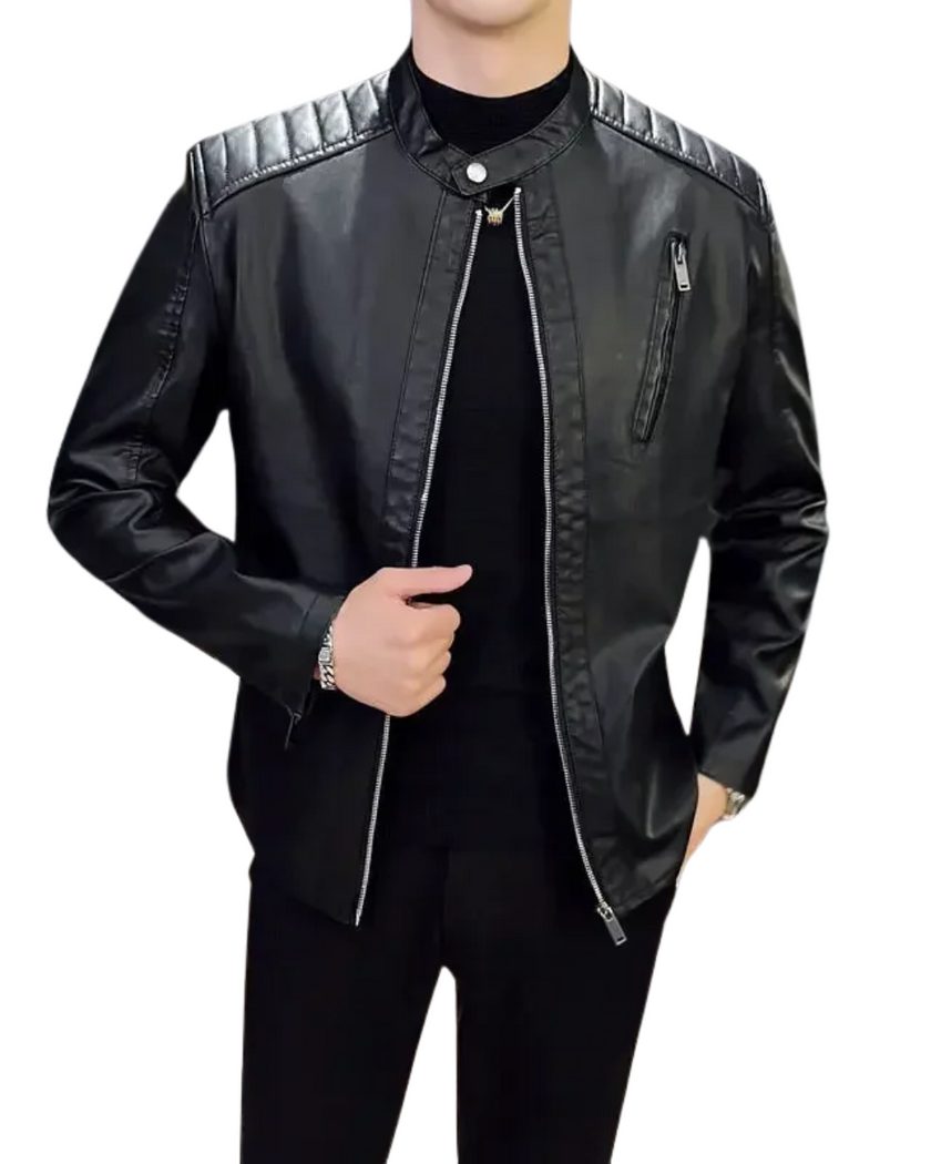 Jensen | Casaco de Couro Elegante