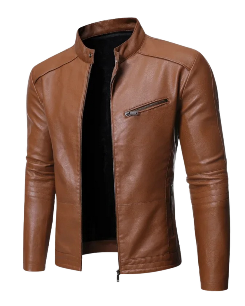 Lennox | Casaco de Couro Elegante