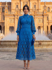 Constança | Vestido Midi Rendado para Cerimónia