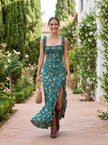Daniela | Vestido Maxi Boémio com Mangas Balão