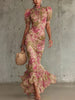 Racquella™ Vestido Maxi Vintage
