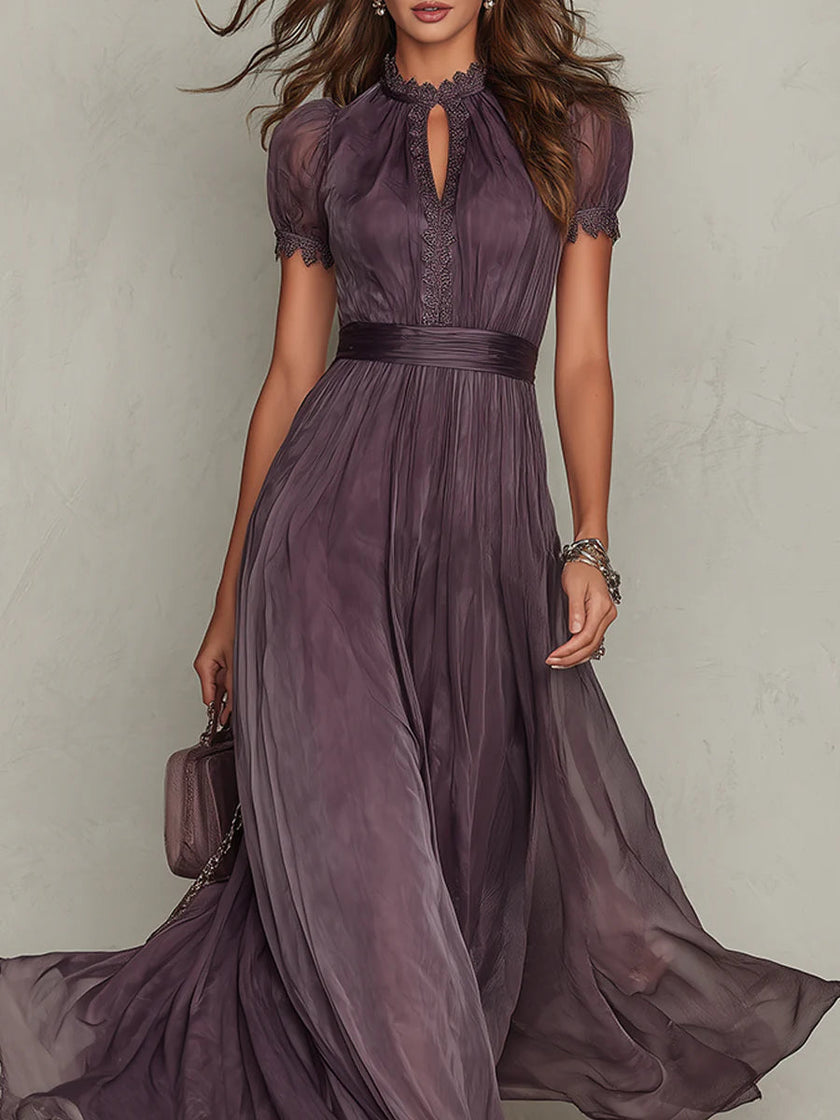 Diana | Vestido Maxi Fluido com Detalhes Delicados