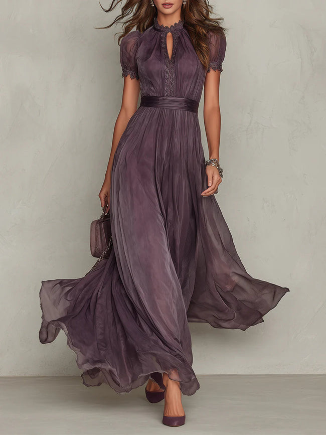Diana | Vestido Maxi Fluido com Detalhes Delicados
