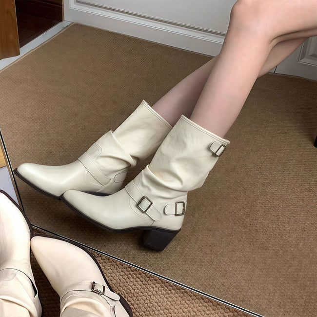 Odete – Botins elegantes de salto médio