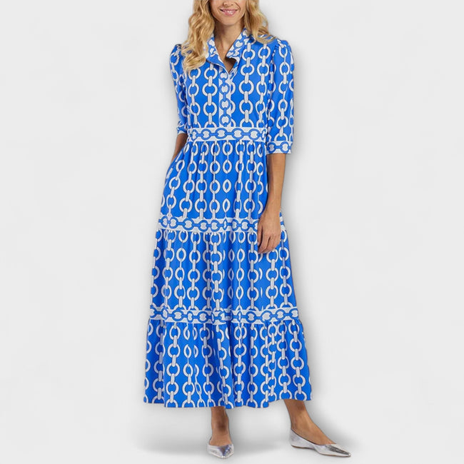 Vestido Midi com Correntes feminino