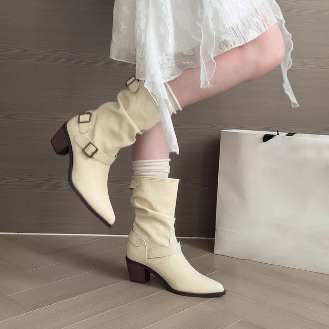 Odete – Botins elegantes de salto médio