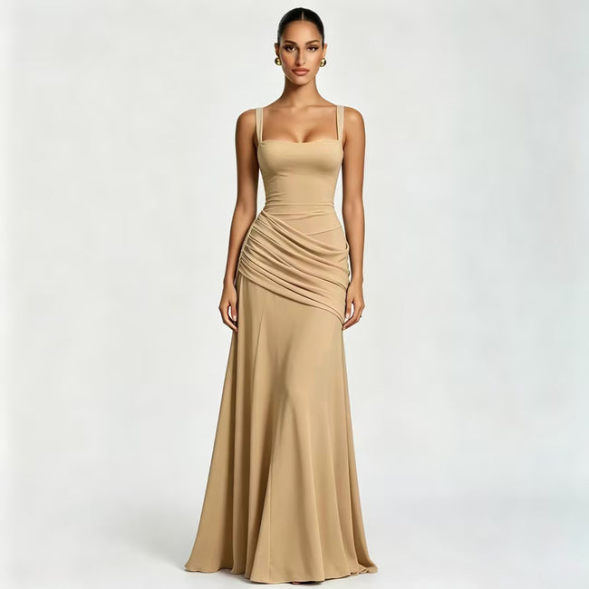 Vestido Maxi Aurélia — Elegância que Valoriza a Silhueta