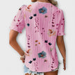 Blusa com decote em V feminino