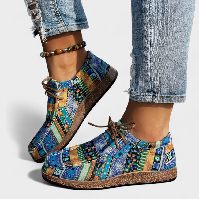 Glória – Sapatos coloridos de inspiração artística