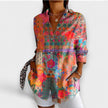 Camisa com Padrão Romântico feminino
