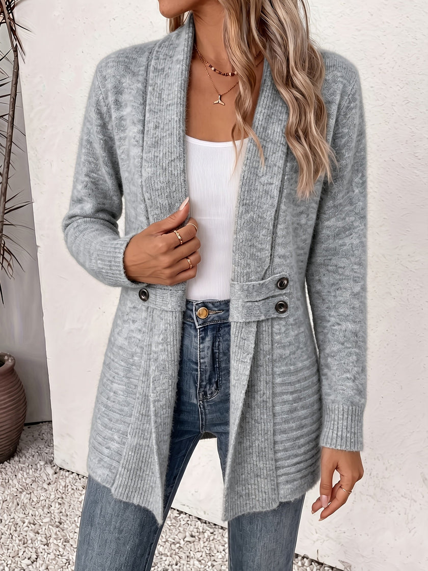 Cardigan Leonor com Cintura Marcada