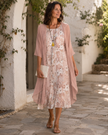 Ariana | Vestido Floral com Sobreposição