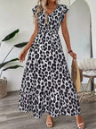 Candida - Vestido maxi barroco com decote em V