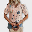 Blusa com decote em V feminino