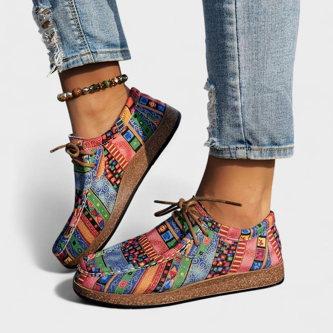 Glória – Sapatos coloridos de inspiração artística