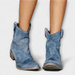 Salomé – Botins de camurça de inspiração western