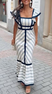 Diana | Vestido Maxi  Retrô