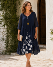 Maelle | Vestido Maxi Assimétrico em Camadas