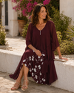 Maelle | Vestido Maxi Assimétrico em Camadas