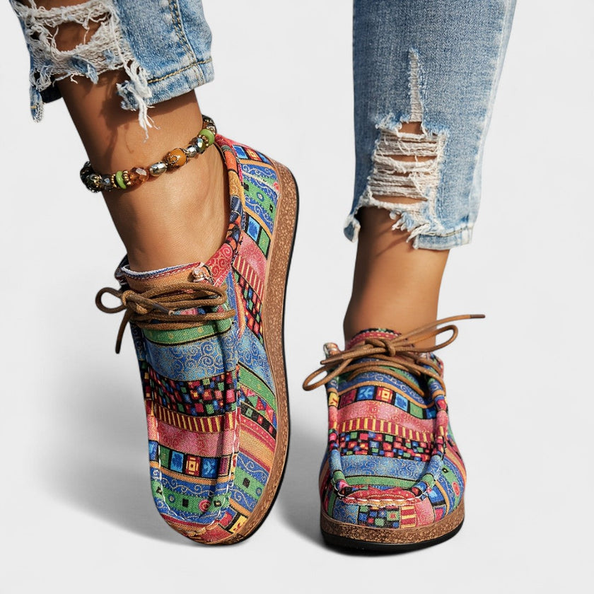 Glória – Sapatos coloridos de inspiração artística